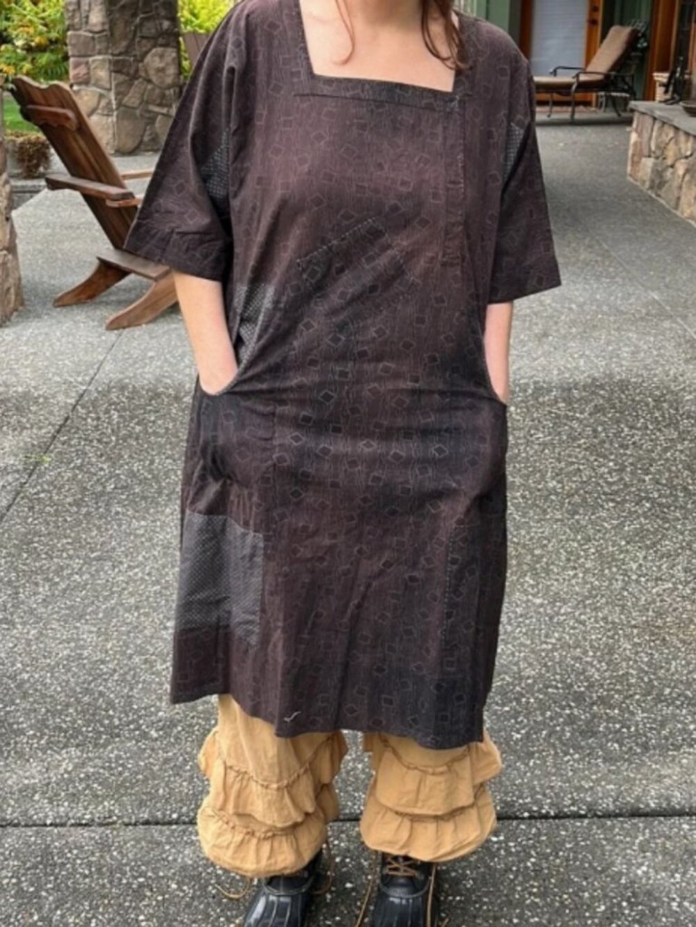 Magnolia Pearl Isabella Dress Forget Me Patchwork Silas Brown Rare One Size